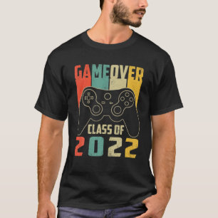 T-shirt Jeu Sur Classe De Jeux Vidéo 2022 Vintage Gradua