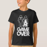T-shirt Jeu sur Glitch Bride Groom Drôle Mariage<br><div class="desc">Jeu sur Glitch Bride Groom Drôle Mariage</div>