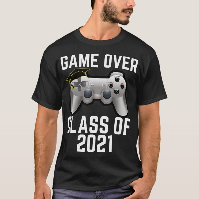 T-shirt Jeu sur la classe de 2021 Cadeaux de graduation po (Devant)