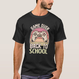 T-shirt Jeu sur le contrôleur de l'élève enseignant retour