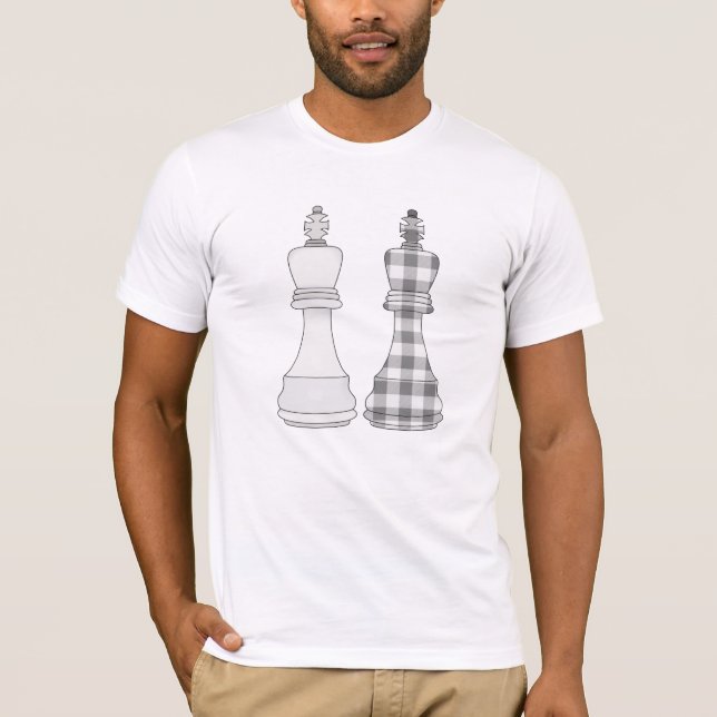 T-shirt Jeu Sur Les Échecs (Devant)