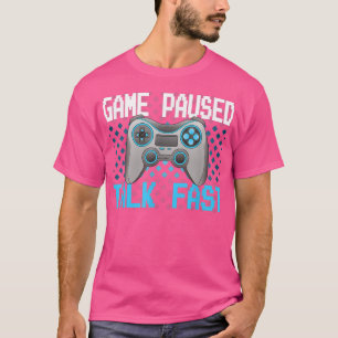 T-shirt Jeu suspendu Parler Jeux Vidéos Rapides Drôle Joue