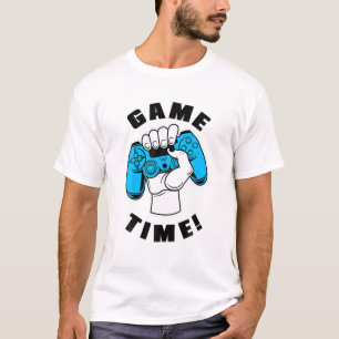 T-shirt Jeu Temps Vidéo Joueur Joueur Joueur Console P