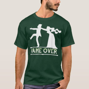 T-shirt Jeu Terminé Drôle Enterrement de Vie de Garçon Mar