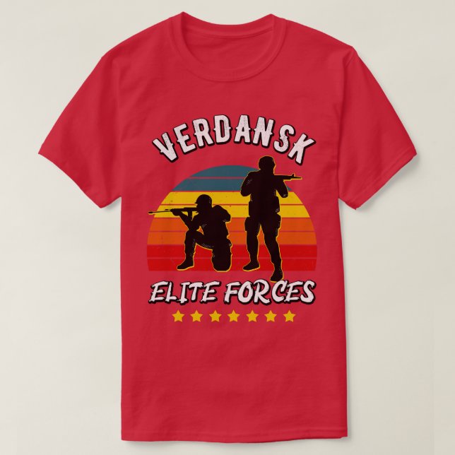 T-shirt Jeu Verdansk Elite de Warzone Gamer (Design devant)