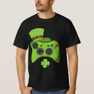 T-shirt Jeu vidéo amusant Console Jour de la Saint Patrick