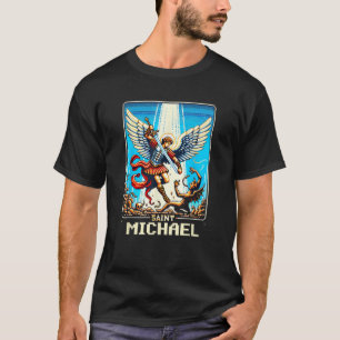 T-shirt Jeu vidéo catholique Saint-Michel l'Archange