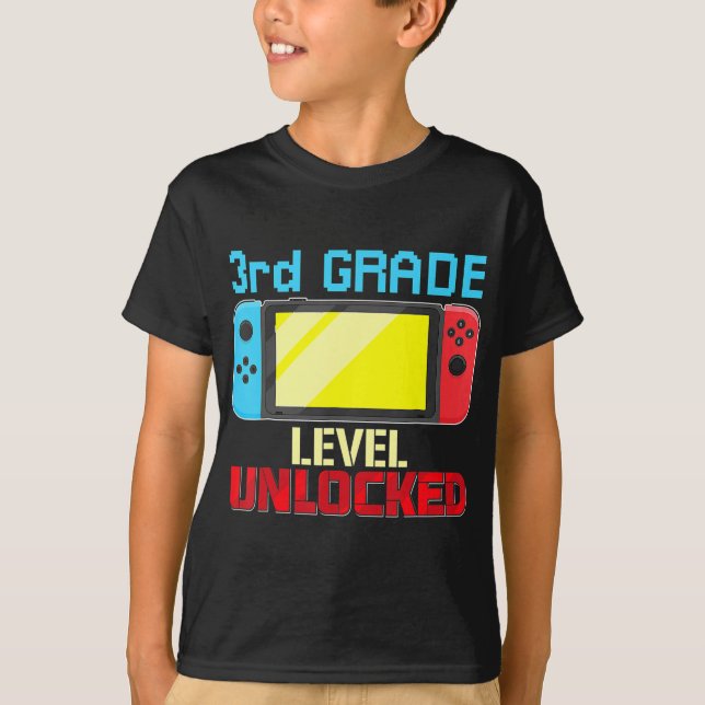 T-shirt Jeu vidéo de niveau 3rd (Devant)
