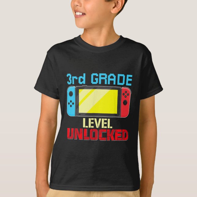 T-shirt Jeu vidéo de niveau 3rd (Devant)