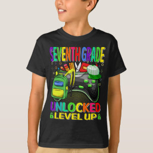 T-shirt Jeu vidéo de niveau supérieur déverrouillé