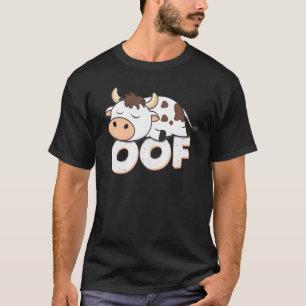 T-shirt Jeu vidéo de vache mignonne hors jeu