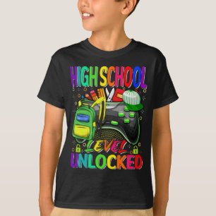 T-shirt Jeu vidéo déverrouillé au niveau secondaire