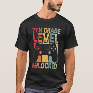 T-shirt Jeu vidéo déverrouillé de 7e année vintage
