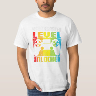 T-shirt Jeu vidéo déverrouillé de niveau