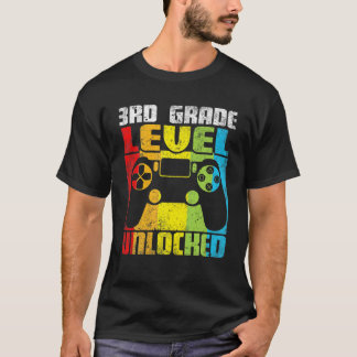 T-shirt Jeu vidéo déverrouillé de niveau qualité