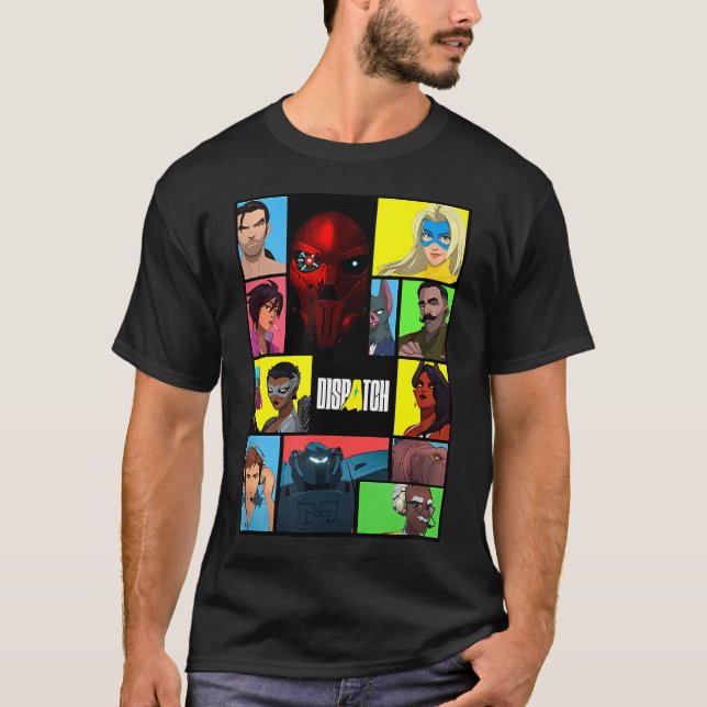 T-shirt Jeu vidéo Dispatch (Devant)