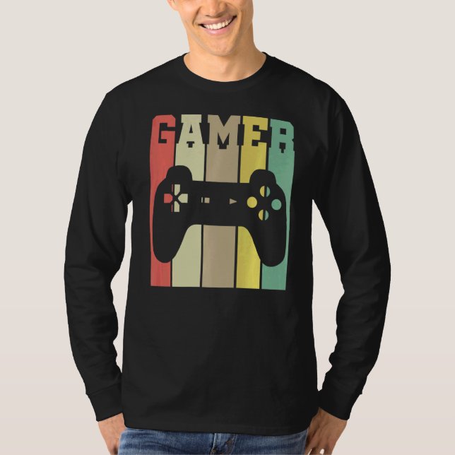 T-shirt Jeu vidéo du contrôleur du lecteur de console grap (Devant)
