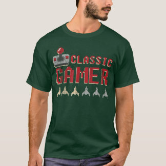 T-shirt Jeu vidéo en ligne PC de jeu rétro vintage des ann