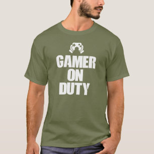 T-shirt Jeu vidéo en service de Gamer