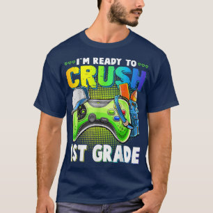 T-shirt Jeu Vidéo Enfants Je suis prêt à écraser 1ère clas