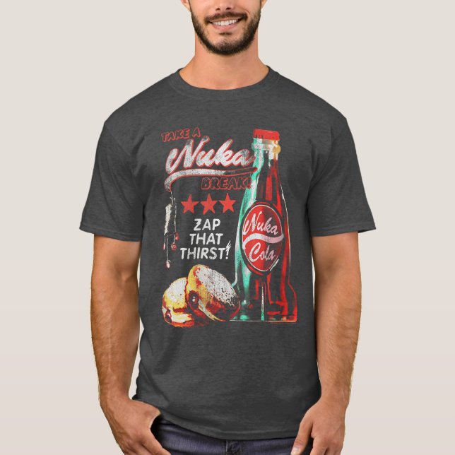 T-shirt Jeu vidéo Fallout pour femmes Faites une pause Nuk (Devant)