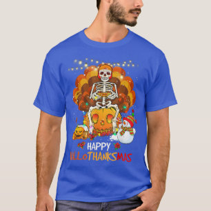 T-shirt Jeu Vidéo Hallothanksmas Halloween Jeu S