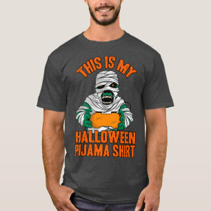 T-shirt Jeu vidéo Halloween Mummy Gamer This is my Hallow