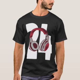T-shirt Jeu vidéo Jeu de 24e anniversaire Jeu de jeux de