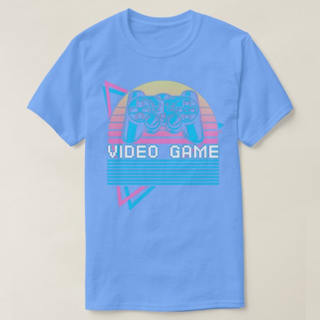 T-shirt Jeu vidéo Jeu vidéo Jeu Gamer Retro (Design devant)