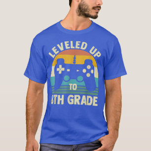 T-shirt Jeu Vidéo Jusqu'À La 8E Année De Retour À L'École