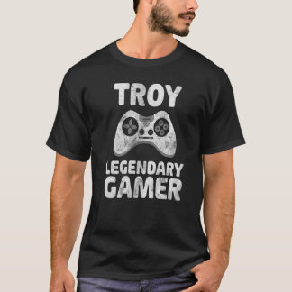 T-shirt Jeu vidéo légendaire personnalisé Nom de Troie du 