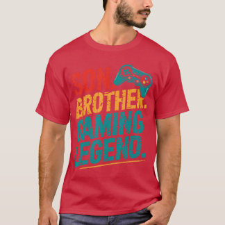 T-shirt Jeu vidéo légendaire Vintage Son Brother Gamer
