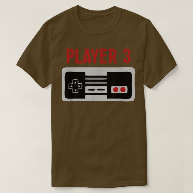 T-shirt Jeu vidéo Matching Family Player 3  (Design devant)