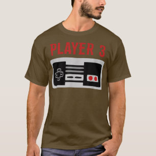 T-shirt Jeu vidéo Matching Family Player 3