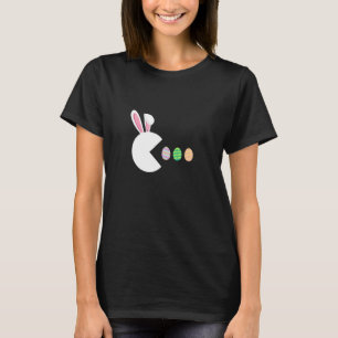 T-shirt Jeu Vidéo Oeufs Bunny Joueur de Pâques Enfants gar