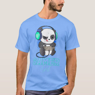 T-shirt Jeu vidéo Panda Jeu Mens Cute Jeu Jeu Ordinateur