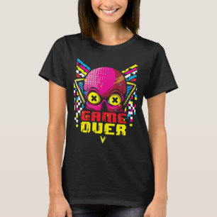 T-shirt Jeu Vidéo Pour Hommes Et Femmes Jeu Sur Le Crâne