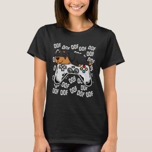 T-shirt Jeu Vidéo Rottweiler Noob Oof Kids Boys Girls