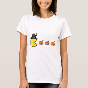 T-shirt Jeu Vidéo Thanksgiving Manger Turquie Gamer Hommes