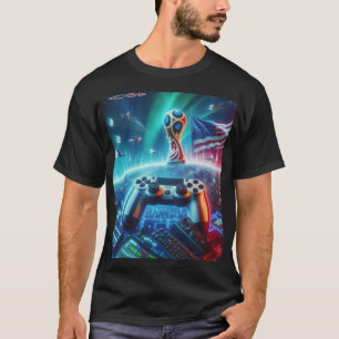 T-shirt Jeu vidéo USA dans l'espace
