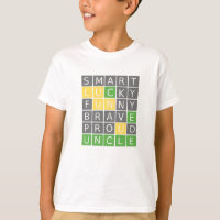 T-shirt jeu Wordle