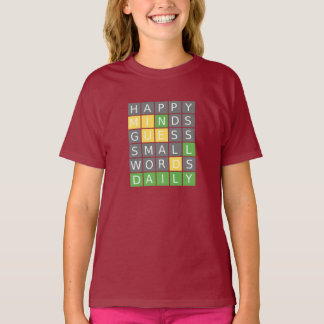 T-shirt jeu Wordle