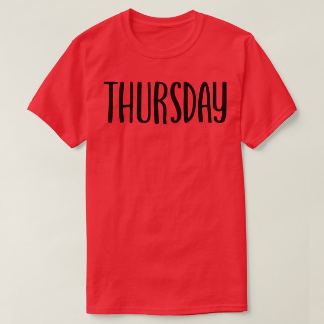 T-shirt Jeudi 1er (Design devant)