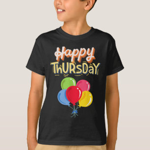 T-shirt Jeudi Joyeux - Motivation Positive Ball coloré