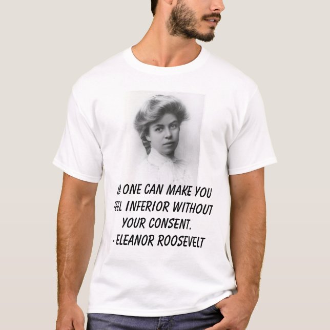T-shirt Jeune Anna Eleanor Roosevelt 1898, personne peut (Devant)