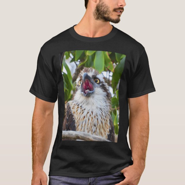 T-shirt Jeune Balbuzard faisant du bruit (Devant)