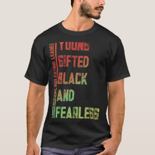 T-shirt Jeune, Cadeau, Noir, Intrépide Un hommage à l'Amér