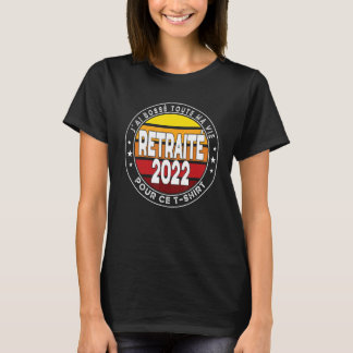 T-shirt Jeune Collègue de Travail Retraité 2022 Coucher de
