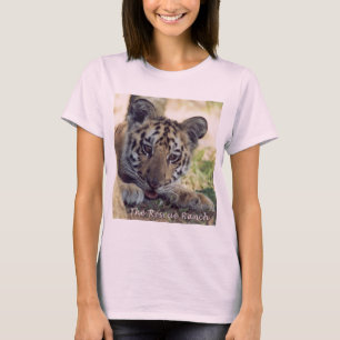 T-shirt jeune coup d'oeil de tigre