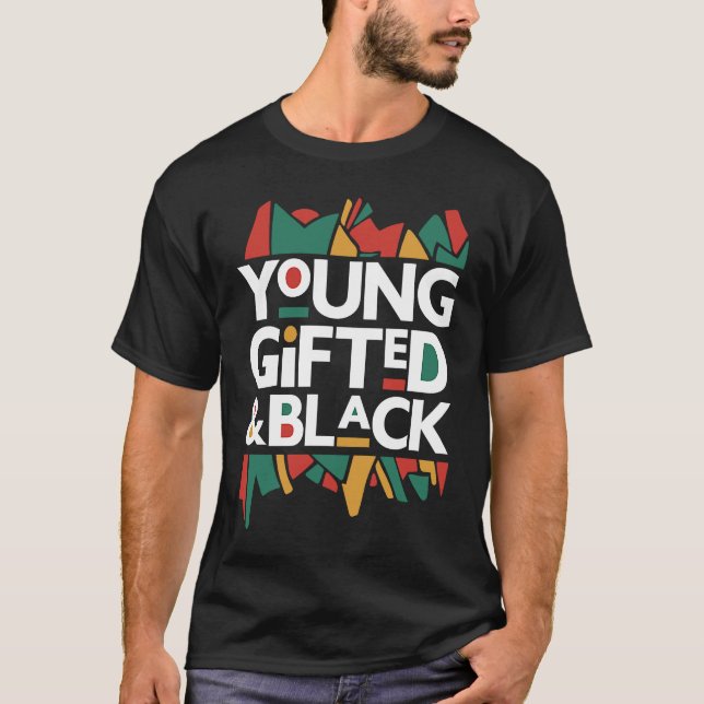 T-shirt Jeune ed Black4 Black Girl Magic et Histoire des N (Devant)